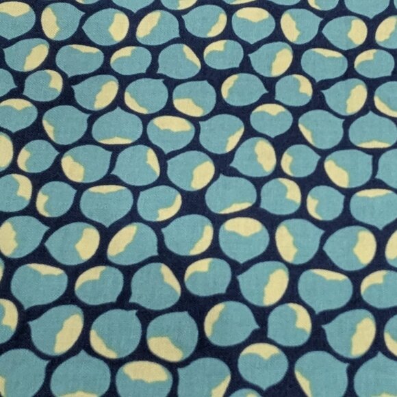 "Jumble Turquoise" Cotton Fabric by Brandon Mably for Kaffe Fassett - 2.25 Yards - Picture 2 of 4